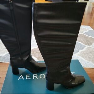 Aerosoles Micah Black Knee-High Boots